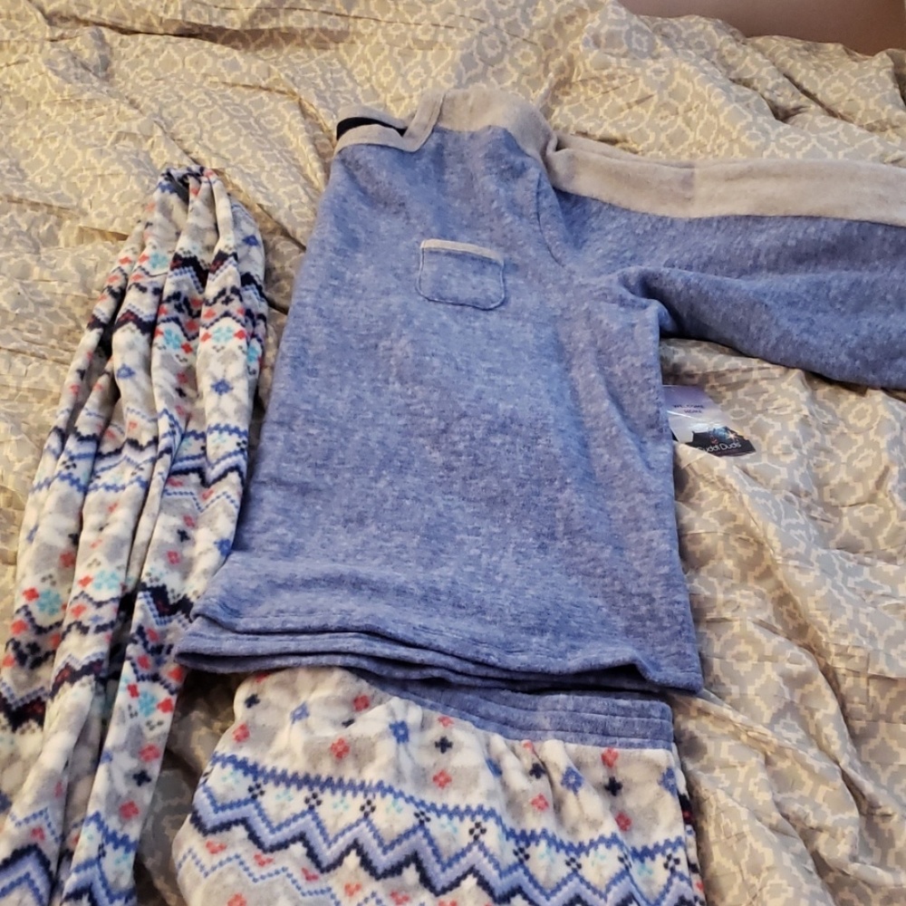 Soft Fleece Winter PJ's with Scarf